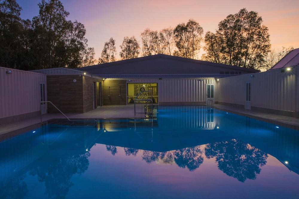 Hotel Balneario El Raposo Puebla de Sancho Pérez Exteriör bild