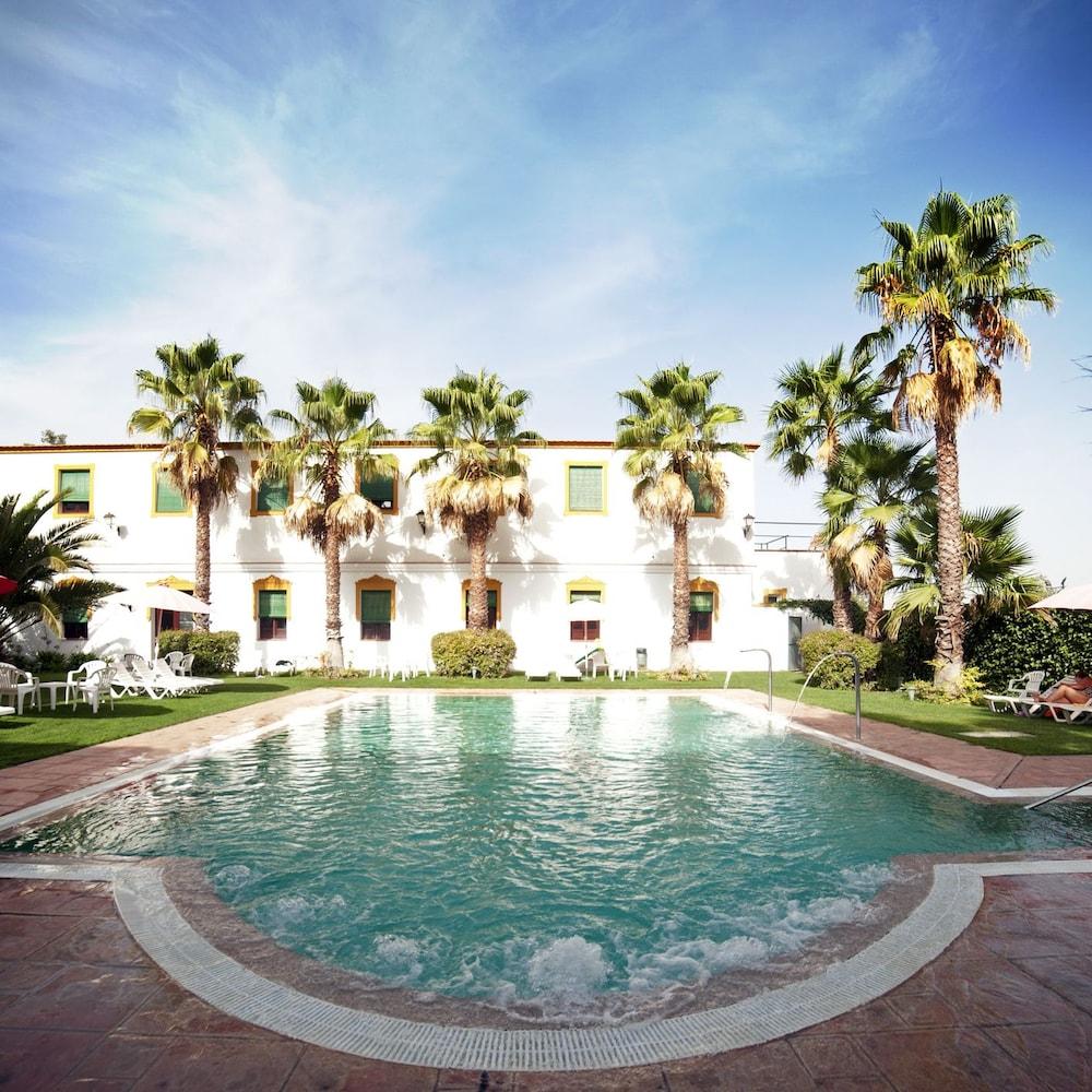 Hotel Balneario El Raposo Puebla de Sancho Pérez Exteriör bild